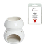 Woodside Home Living - Wax Melt Burner Crusader Exclusive - White