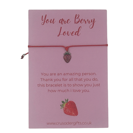 Woodside Home Living Keepsake Letterbox Bracelet - You are berry loved