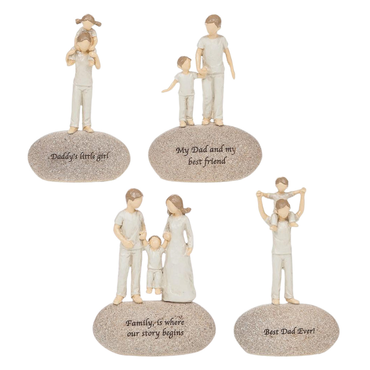 Dad Rocks Figurine Collection