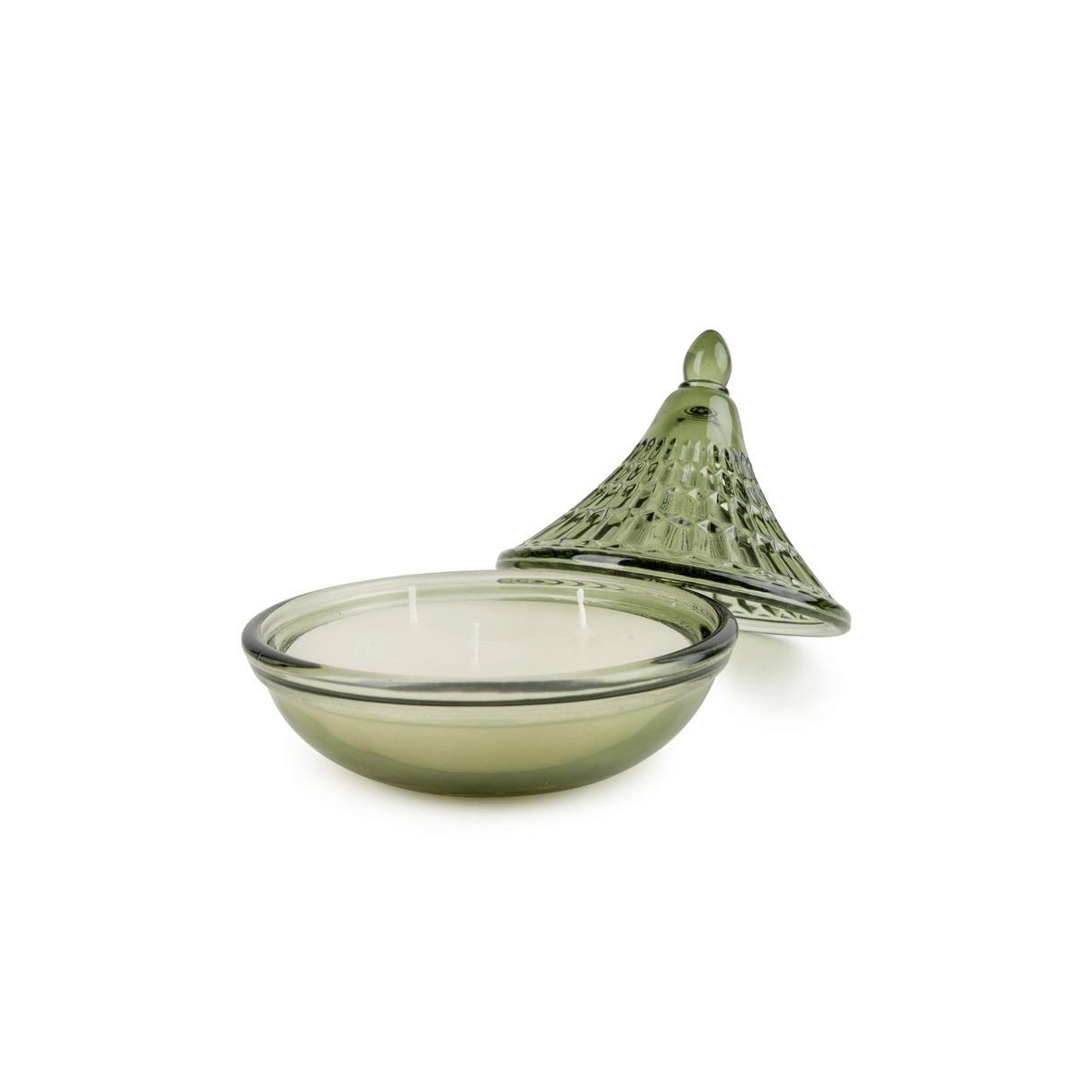 Candlelight Embossed Tagine Glass Candle