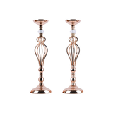Rose Gold Metallic Candle / Floral Display Holder