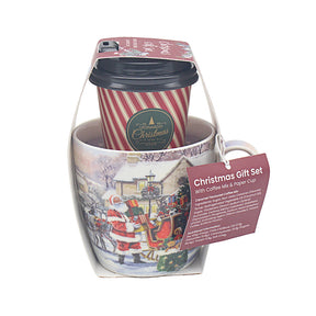 Macneil Christmas Mug & Coffee Gift Set - Santa