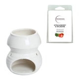 Woodside Home Living - Wax Melt Burner Crusader Exclusive - White