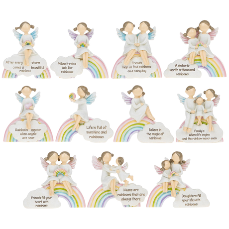 Rainbow Angel Figurines Collection