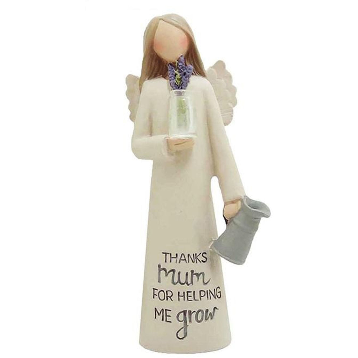 Feather & Grace Angel Figurine - Mum (Thanks For Helping Me Grow)
