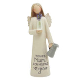Feather & Grace Angel Figurine - Mum (Thanks For Helping Me Grow)