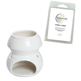 Woodside Home Living - Wax Melt Burner Crusader Exclusive - White