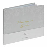Amore Grey Floral Wedding Photo Album Holds 50 4x6"Prints