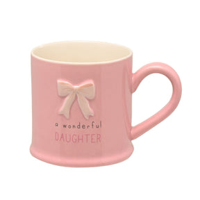 Love Life Embossed Mugs - Daughter