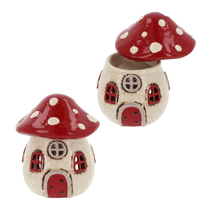 Village Pottery Toadstool House Melt Warmer