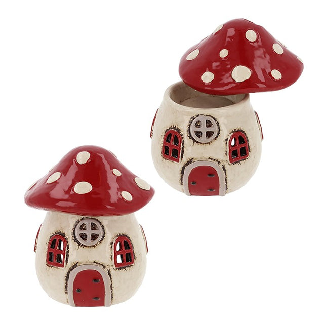 Village Pottery Toadstool House Melt Warmer