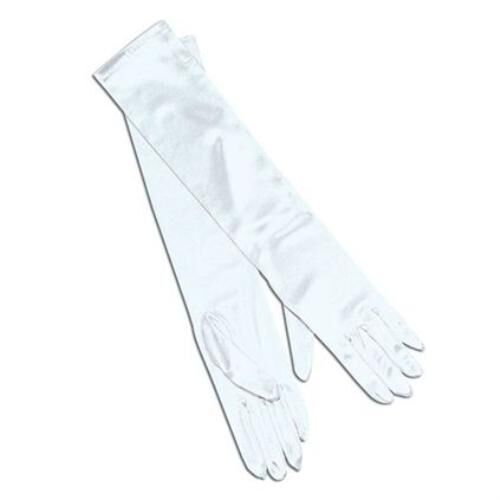 Opera Gloves (Silver Lame)