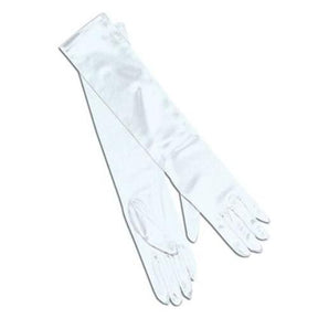 Opera Gloves (Silver Lame)