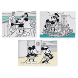 Art of Arora Steaming Ahead Mickey & Minnie Ceramic Tile 20cm x 15cm - Various Designs