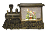 Christmas Decoration - LED Train Water Spinner - Santa on Sleigh scene