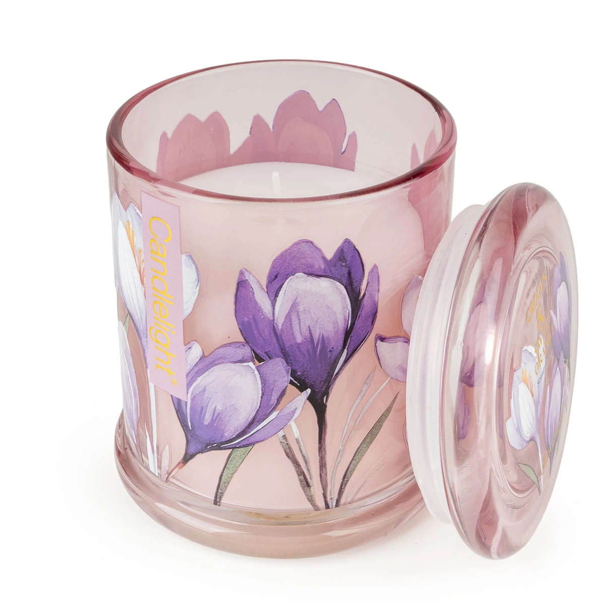 Candlelight Spring Summer Collection Large Glass Jar Candles - Crocus & Sweet Orange