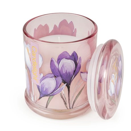 Candlelight Spring Summer Collection Large Glass Jar Candles - Crocus & Sweet Orange