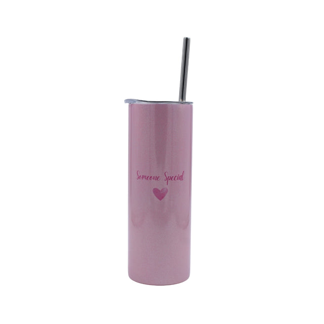 Pink Stainless Steel Drink Bottle Women - Personalised Name / Custom Text