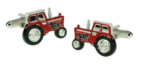 Red Tractor Cufflinks