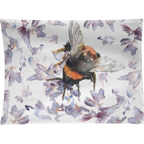 Meg Hawkins Cotton Tea Towel - Bee on Heather