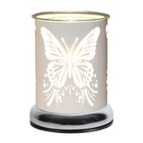 Aroma Electric Wax Melt Burner Touch Butterfly Design - Various Colours