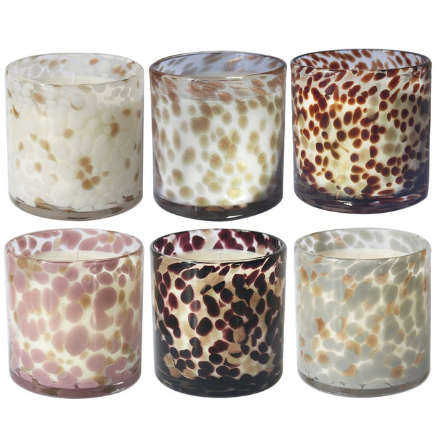 Desire Boutique Animal Print Glass Candle Jar - Various Fragrances