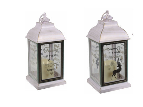 LED Christmas Candle Lantern Xmas Decoration Lanterns Battery Operated