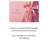 21st Birthday Gift Treat Pamper Hamper Box - Relax Pink
