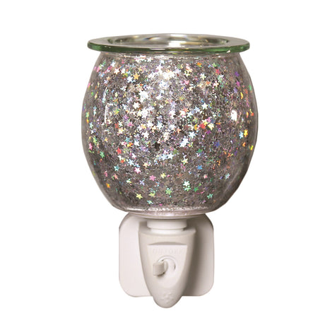 Aroma Wax Melt Burner Plug In - Glitter Glass