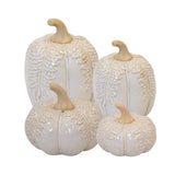 Natural Glazed Pumpkin Ornament - Various Sizes