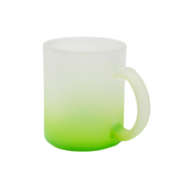 Frosted Glass Gradient Mugs 11oz - Various Colours
