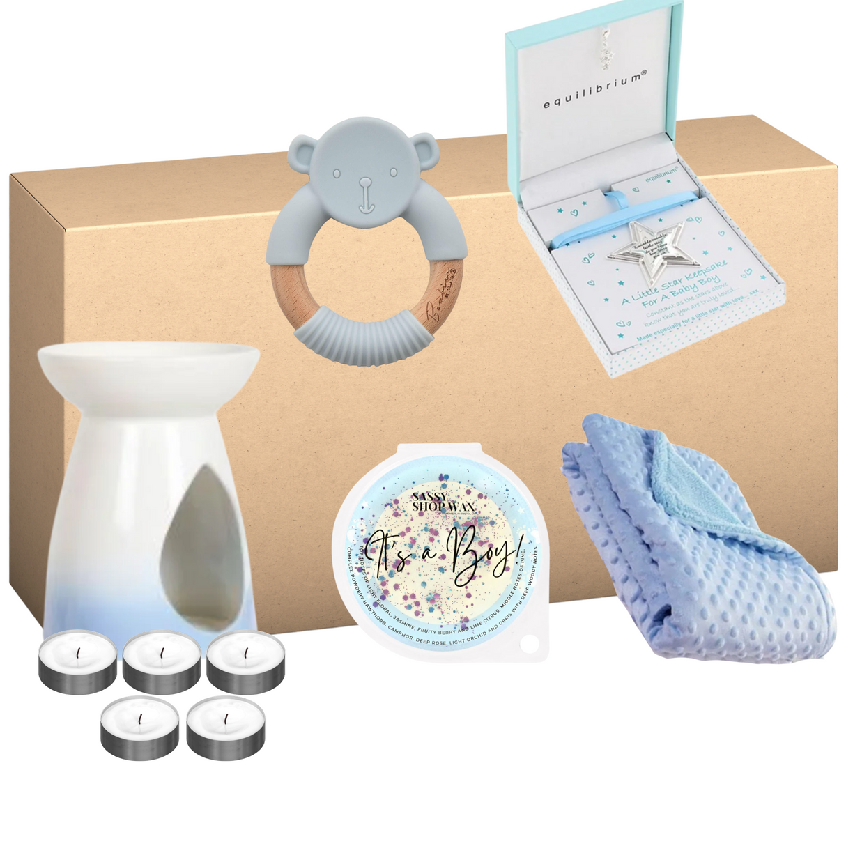 It's A Boy Home Fragrance & Baby Gift Treat Box