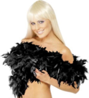 Feather Boa 200cm (Black)