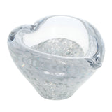 Caithness Mini Heart Bowl Paperweight - Silver