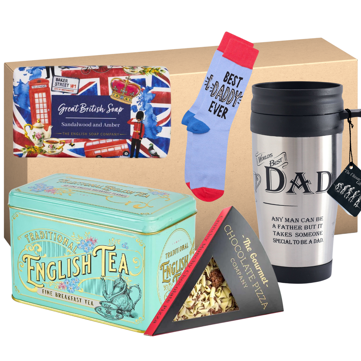 Dad Tea & Sweet Treat Party Gift Set Box