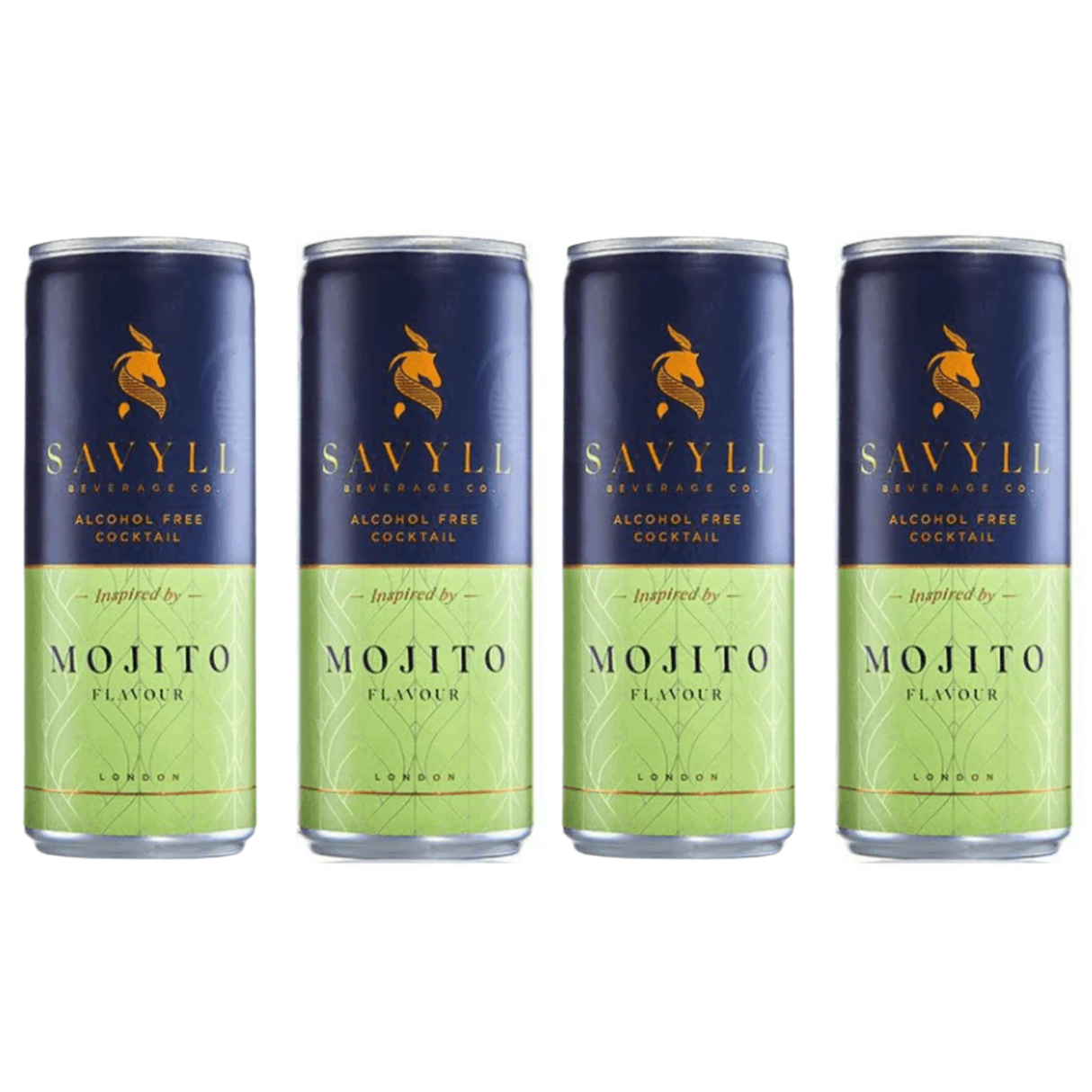 Savyll Alcohol Free Cocktail - Mojito Drink Flavour Drink (4 Pack)