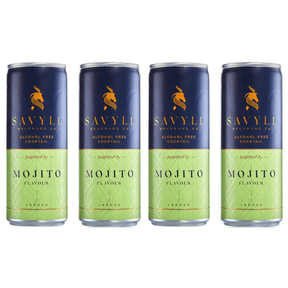 Savyll Alcohol Free Cocktail - Mojito Drink Flavour Drink (4 Pack)