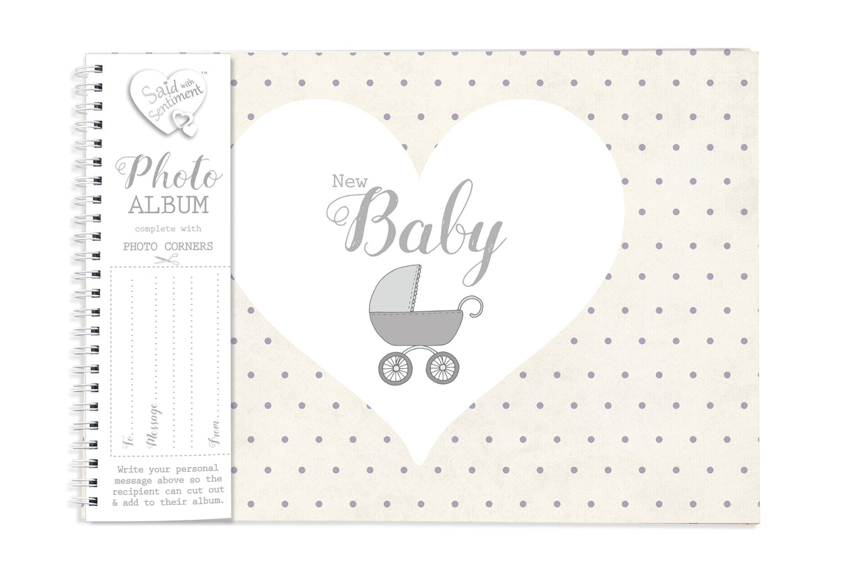 Photo album, new baby design