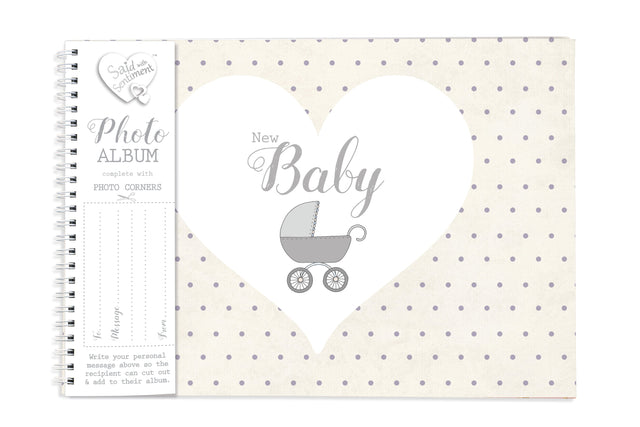 Photo album, new baby design