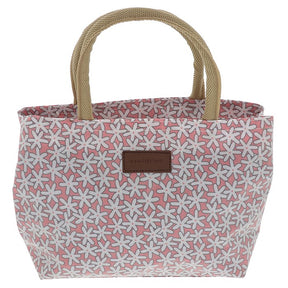 daisy design wipeable wash bag - pink