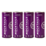 Mocktails Alcohol Free Nitro-Charged Can - Sevillia Red Sansgria Drink (Pack of 4)