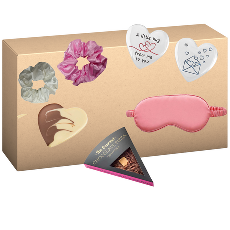 Pocket Charm Heart - Sending Hugs Heavenly Honeycomb Letterbox Treat Gift Box