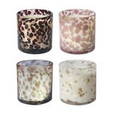 Desire Boutique Animal Print Glass Candle Jar - Various Fragrances