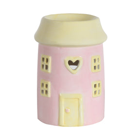 Pink House tealight wax melt burner
