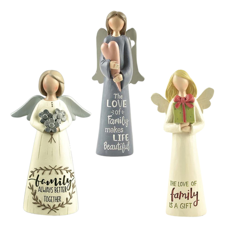 Feather & Grace Angel Figurine - Family Collection