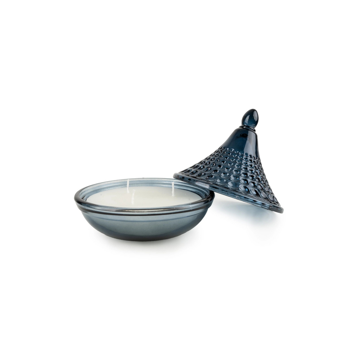 Candlelight Embossed Tagine Glass Candle