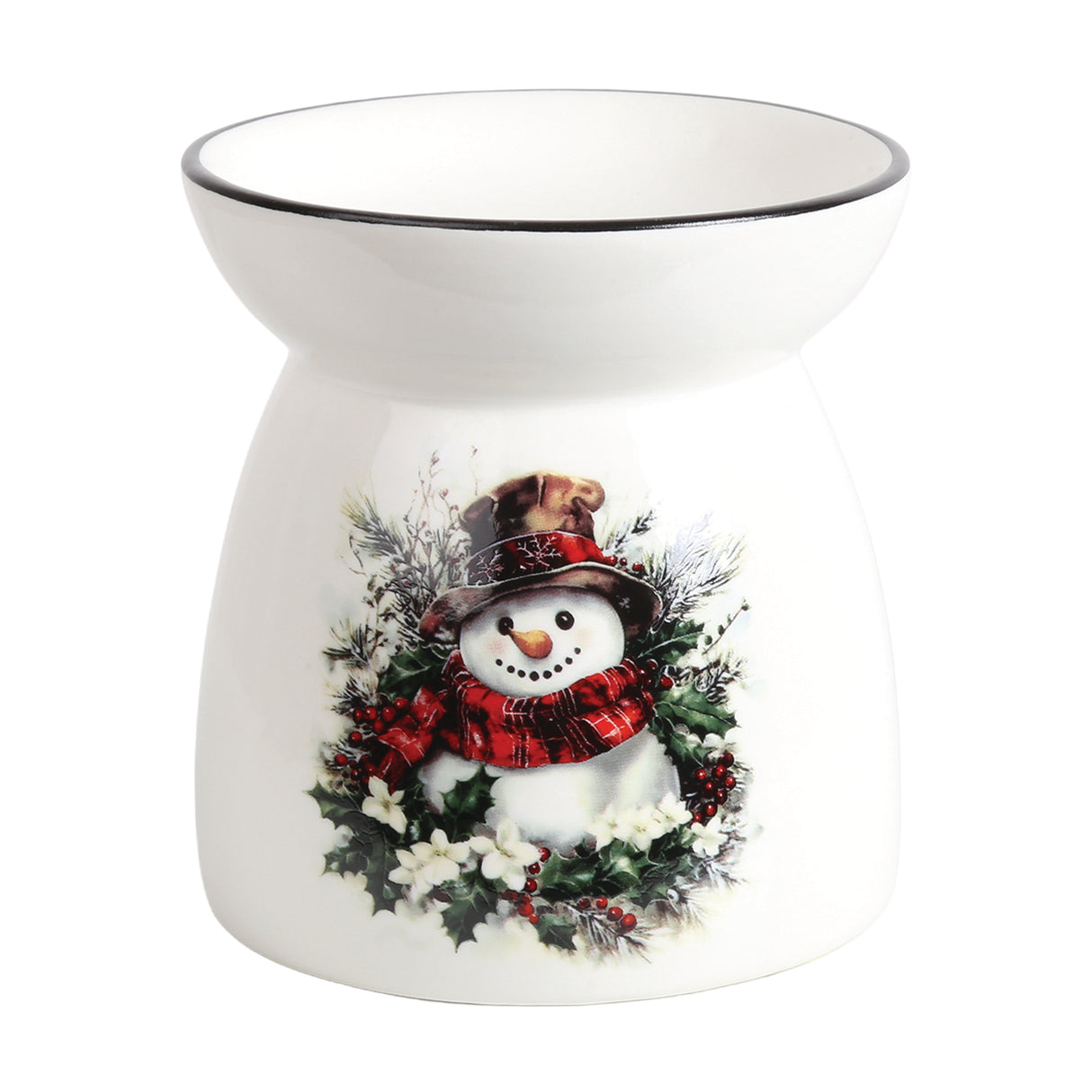 Christmas Aroma Tealight Wax Melter - Snowman