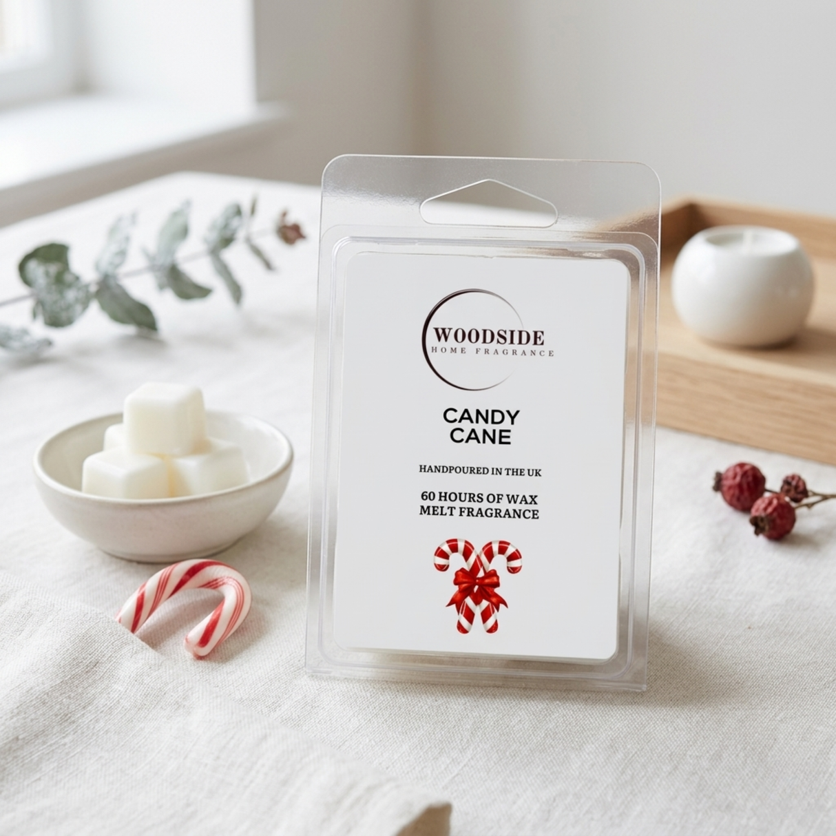 Woodside Home Fragrance Wax Melts - Candy Cane