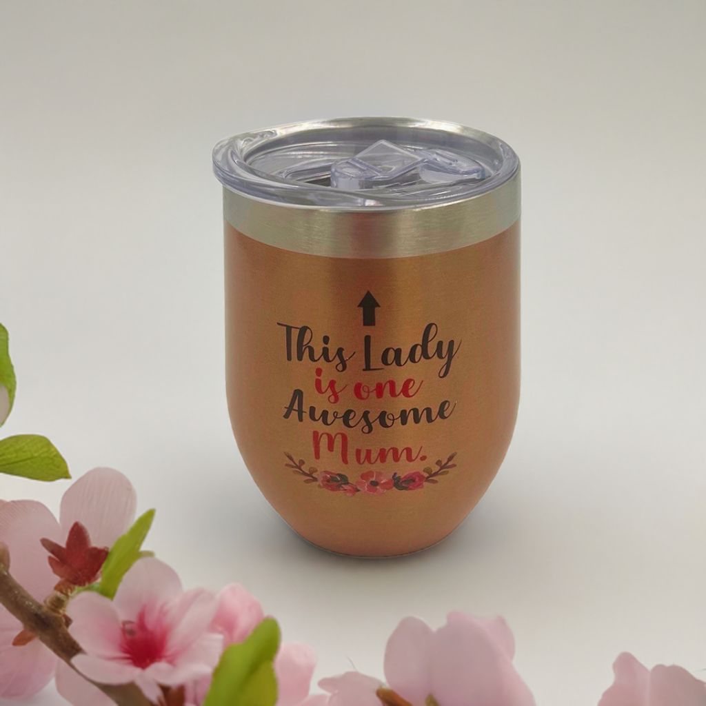 This Lady Is One Awesome Mum Tumbler Mug