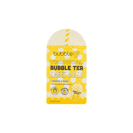 Bubble T Tropical Hydrating & Toning Bubble Tea Edition Sheet Face Mask 5 Packs